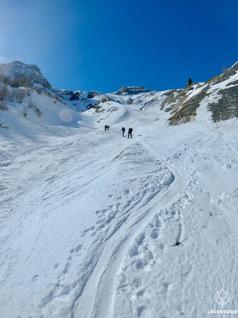 splitboard klim Franse Alpen